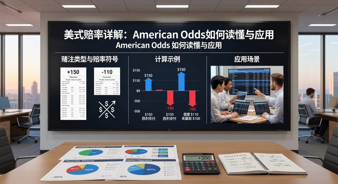 美式赔率详解：体育竞猜 american odds 指南